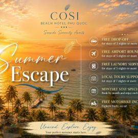 Cosi Beach Hotel Phu Quoc - Seaside Serenity Awaits, hotell i Phu Quoc