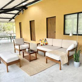 Casa de campo en Tibirita con 3 habitaciones, 8 personas y gran vista