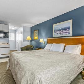 Pet Friendly Studio Condo with King Bed and Kitchenette - Pool and Hot Tub, hotel in Ocean Shores