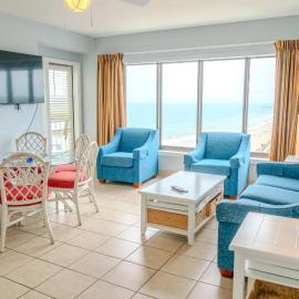 Ocean View 2 Bedroom Condo- Sleeps 6! Palace 1407