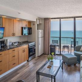 Beach Colony Resort Unit 1405 - Beautiful Oceanfront Condo - 1 bedroom, 1 bath - Perfect for 6!