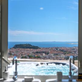 Sunset Villa Panoramic view and hot tub