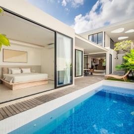 NEW! 3BR Villa Melengkung 5 minutes to Cemagi Beach, Canggu