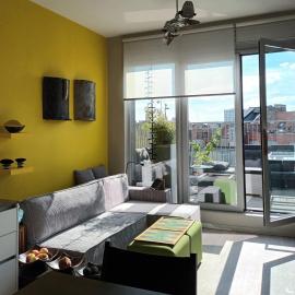 Roof flat with lounge terrace