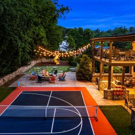 6BR with PickleBall Golf FirePit Game Room Movie Room