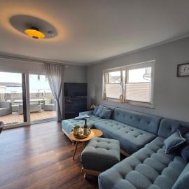 Ferienhaus SeeZeit direkt am Geiseltalsee mit Sauna und Fahrradgarage, hotel a Mücheln