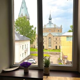 Narva Promenade with two bedrooms, hotel Narvában