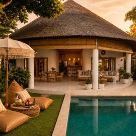 2BR Thatched Pool Villa in Canggu by Nusa Havens, hotel in Dalung