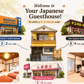Newly opened! Whole House 27minutes to Osaka Namba Doutonbori 38 minutes to Nara, 60 minutes to Kansai Airport, ξενοδοχείο σε Yaochō