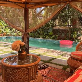 Big Pvt Pool & Garden 3BHK Villa, Morjim Beach 10-14mts, hotel em Siolim