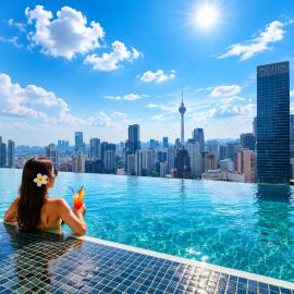 Infinity Pool Axon Residence near KLCC