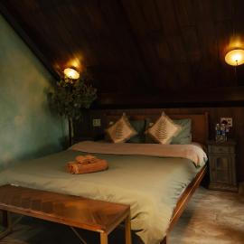 Mái Rêu Coffee Homestay, hotell i Trai Mat