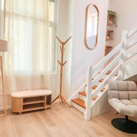 Large 2 bedrooms Duplex - City Center & free Parking