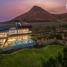 StayVista at Lavender Hills Villa with Pool & BBQ