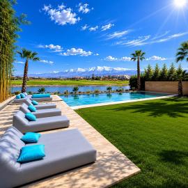 Villa Habaïta de luxe face au golf Amelkis
