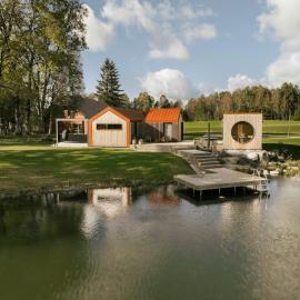 Lėtai resort, Lakefront Nature Stay with Sauna, hotel u gradu 'Eželiškės'