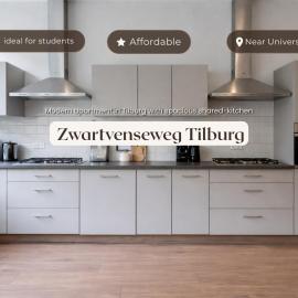 Private room for 2, shared kitchen, flexible bed, hotel in Tilburg