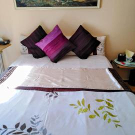 A spacious double room with wi-fi & parking space, hotel in Glasgow
