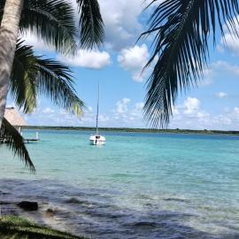 Navega en velero privado Motoko en la laguna de los 7 colores en Bacalar Quintana Roo, hotel in Bacalar
