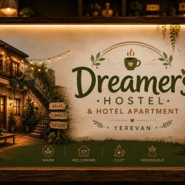 Dreamers Hostel & Hotel Apartment, хотел в Ереван