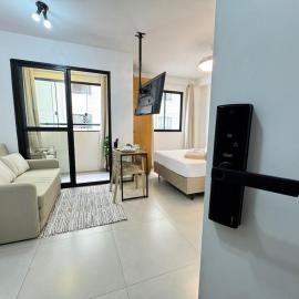 Studio Novo Completo - Lazer de Clube - 500m CPTM, hotel em Osasco