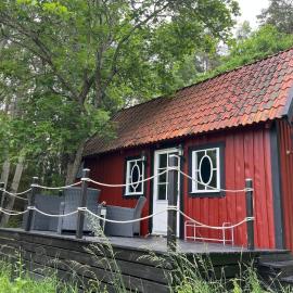 Captain's cabin, hotel in Flen