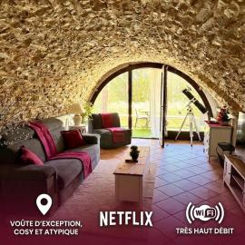 "La Voute" - Netflix WiFi - Cheminée & Jardin - Séjour en Lozère