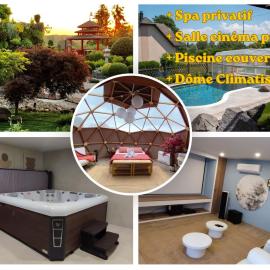 Dôme du levant SPA Cinéma Piscine et Climatisation, hotel em Holving