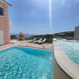 Villa Kaminia Rose private pool & Jacuzzi