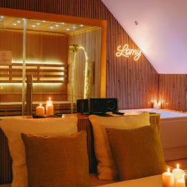 L'escale "Lomy"bord de mer-Jacuzzi & Sauna &Cinéma, hotel i Pléneuf-Val-André