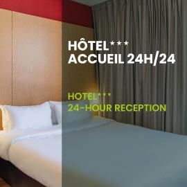 Viesnīca B&B HOTEL Lyon Caluire Cité Internationale pilsētā Kaljuīra et Kjūira