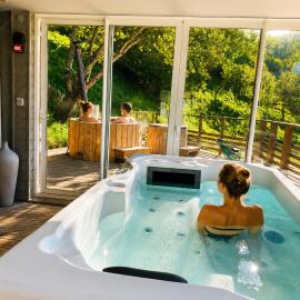 Solayan Nature & Spa, Piscine Intérieure, Bains Nordiques & Vue Pyrénées, hotel em Couledoux