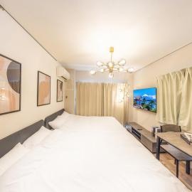 Within a 10-min direct connection to Shinjuku, 3-min walk from Nogata Station, Right in front of the shopping street, 2 double beds, can accommodate up to 4 guests #203