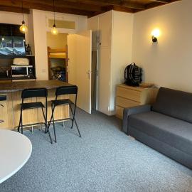 Grand Studio aux pieds des pistes Vue sur piste