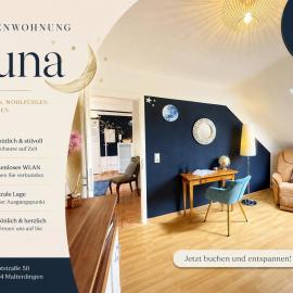 Ferienwohnung Luna -3 Schlafzimmer, Waschmaschine, Küche, WLAN, ca 15 Min bis zum Europa Park,