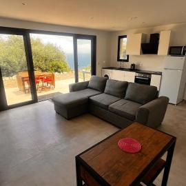 Nouvel hébergement avec vue exceptionnelle proche Bastia et cap Corse