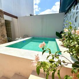 Kinara merida yucatan con alberca y jacuzzi privado