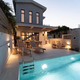 Capo Davia seaside Villa, hotel a Argasi