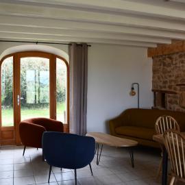 Gîte de Lavau, Fermette en pierre, 8 couchages