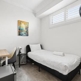 Single Bed at Central Cabramatta Foodies Paradise - Shared Bathroom and Amenities, hotel in Cabramatta