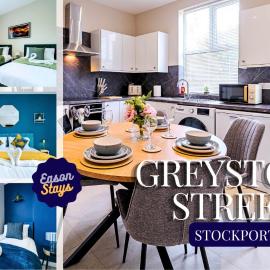 3 Bedroom House in Stockport with Free Parking and Easy Access to City Centre, Hosted by Eason Stays