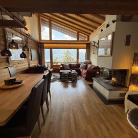 Central Verbier 5-bedroom Penthouse with Pool, Sauna, Gym, Stunning View