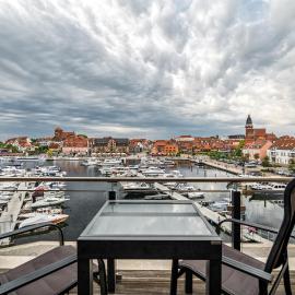 Wohlfühloase in der Hafenresidenz mit Balkon und Wellness