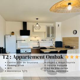 Appartement Ombak à 10minutes des plages
