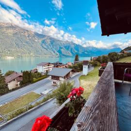 Chalet Luna - Alpine Apartment by Lake Brienz, hotell i Niederried