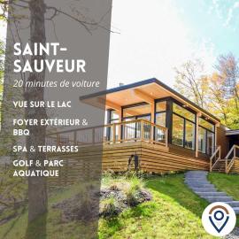 Modern Chalet with Mountain and Lake view by Reserver.ca, hôtel à Sainte-Adèle