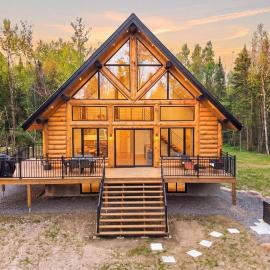 Chalet Mozaik, hotell sihtkohas Saint-Rémi-dʼAmherst