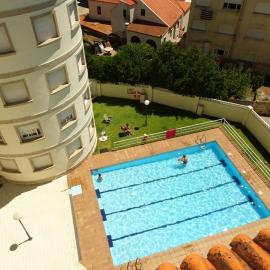 Edificio Grañamar con piscina en Sanxenxo