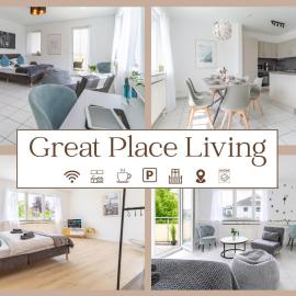 Premium Apt Stuttgart Airport-Messe & Parkplatz mit Balkon, hótel í Filderstadt