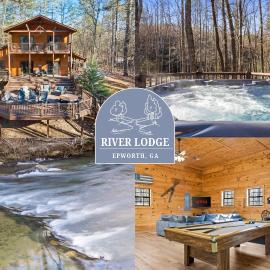 Cozy Cabin Game Room Fire Pit Grill Spa, Hotel in Epworth